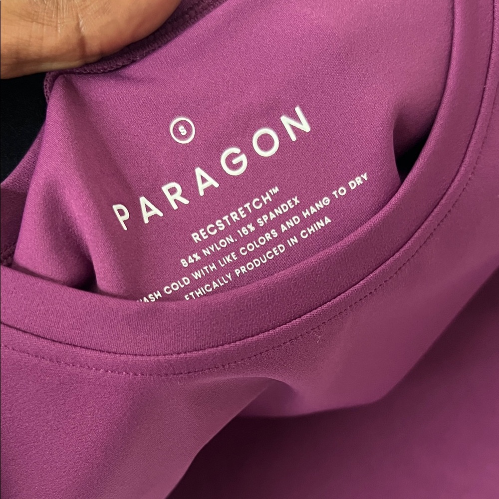 PARAGON Crew Crop Top Womes size Small - Picture 2 of 5